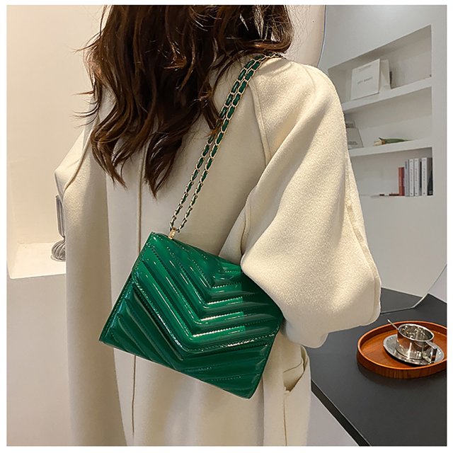 Up to 65% off Fashion Trend Multicolor Chain Shoulder Bag Western Style Small Square Bag