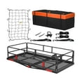 thumbnail image 2 of Studyset Cargo Carrier Basket for Hitch Mount 60"x24"x14" Supports 500 lbs with Net and Straps Compatible with 2-Inch Receivers Perfect for SUVs and Cars, 2 of 6