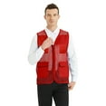 thumbnail image 1 of TOPTIE Adult Mesh Vest Zipper Supermarket Team Volunteer Multi-pocket Uniform Vest, 1 of 6