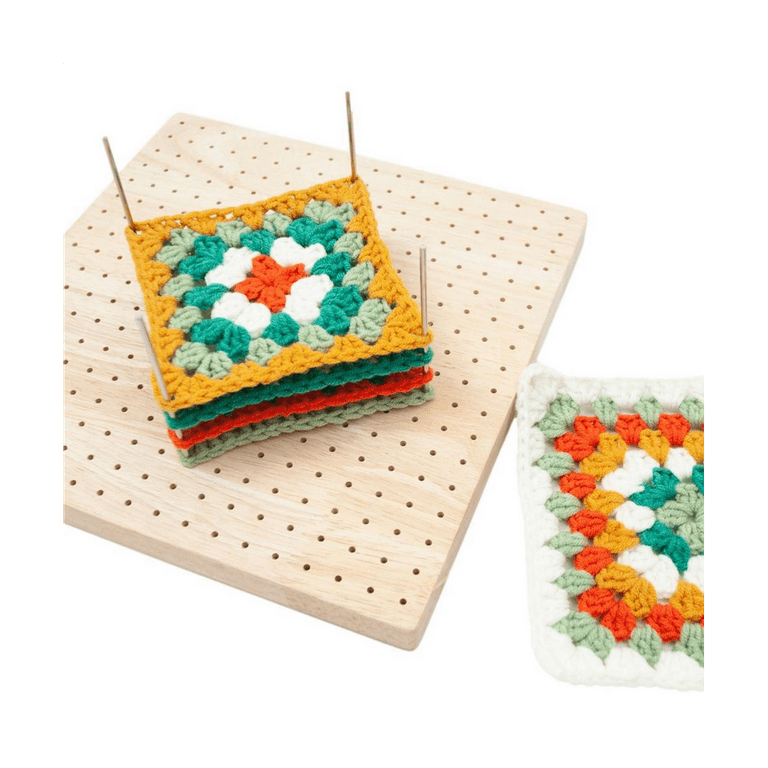 ckepdyeh Blocking Boards with Grids Wooden Durable Crochet Blocking Board  Blocking Mat Blocking Board for Knitting and Crocheting