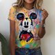 thumbnail image 3 of 2024 Camiseta de mujer de Anime Disney, camiseta de verano Y2k Kawaii, ropa de calle con gráficos de enfermera, moda coreana, ropa linda de Mickey Mouse, 3 of 5
