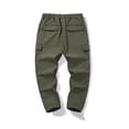 thumbnail image 2 of Boys Outdoor Composite Sports Casual Pants For Teenagers Lightweight Durable Hiking Jogging Training Trousers Tween Kids Summer Soft Comfy Trousers Y2K Streetwear Cute Basic Pants, 2 of 4