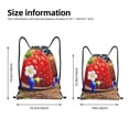 thumbnail image 2 of Zufioo Sac de Sport Imprimé Pikmin Sac de Gym à Ficelle Lavable en Machine Sac à Dos à Ficelle Robuste pour Hommes Femmes-Petit, 2 of 6