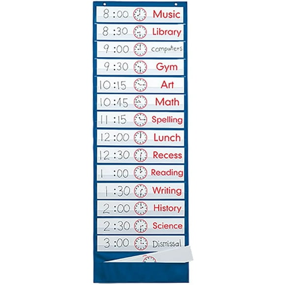 Lauri Scheduling Pocket Chart