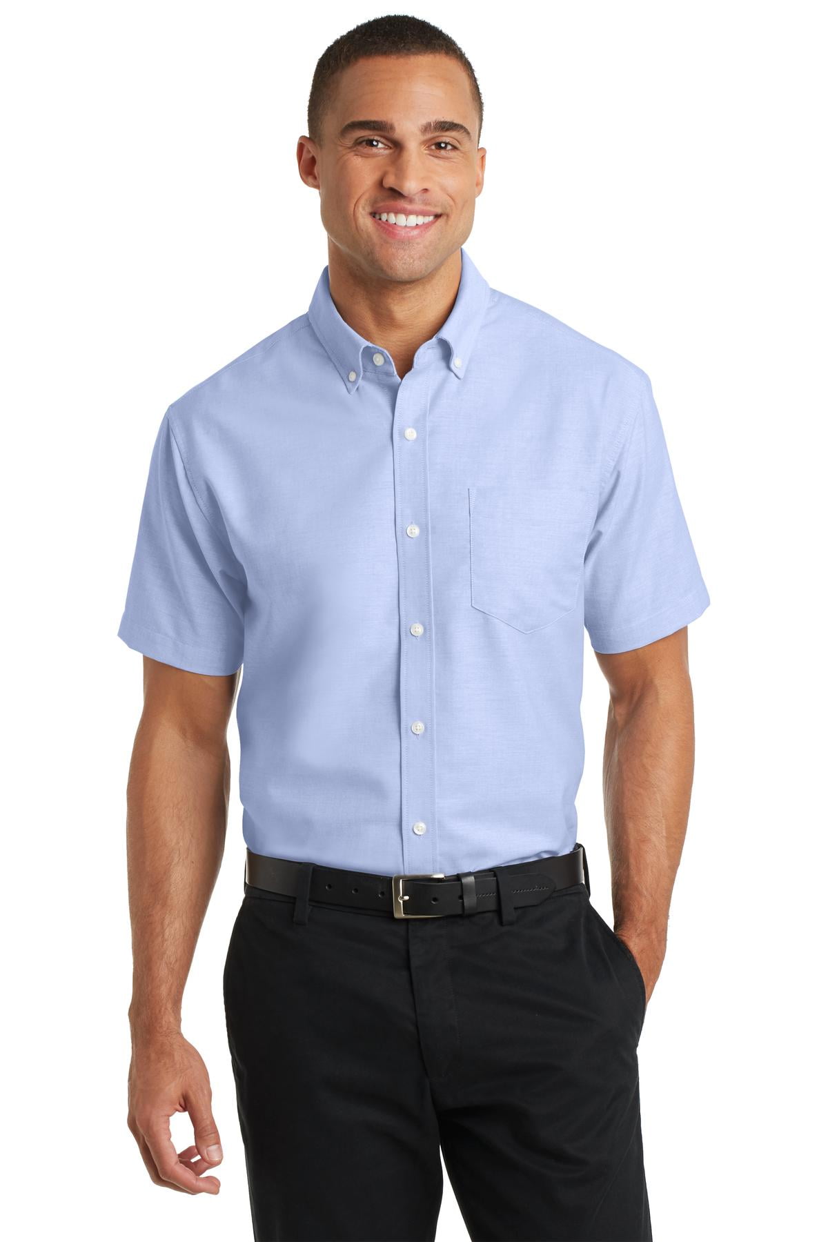 Port Authority Mens Tall SuperPro Oxford Shirt Port Authority Mens Tall SuperPro Oxford Shirt