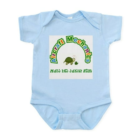 

CafePress - Airplane Mechanic Infant Bodysuit - Baby Light Bodysuit Size Newborn - 24 Months