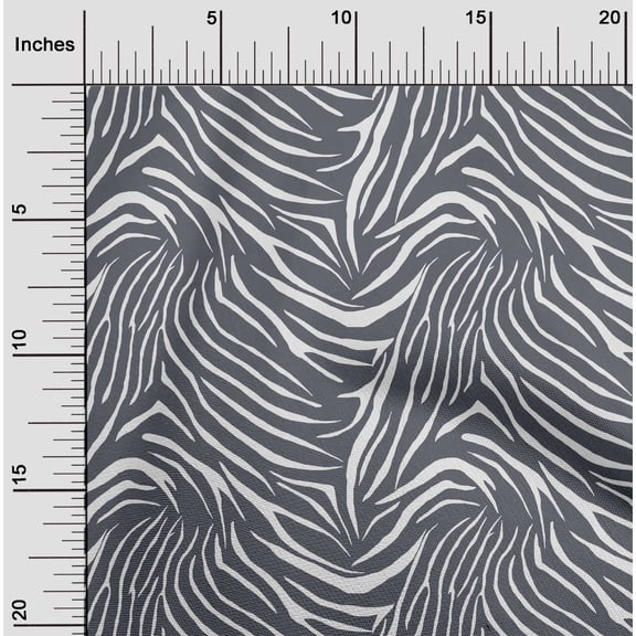 oneOone Cotton Jersey Gray Fabric Skins Animal Dress Material Fabric Print Fabric By The Yard 58 Inch Wide