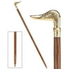 Design Toscano Mallard Duck Solid Hardwood Walking Stick