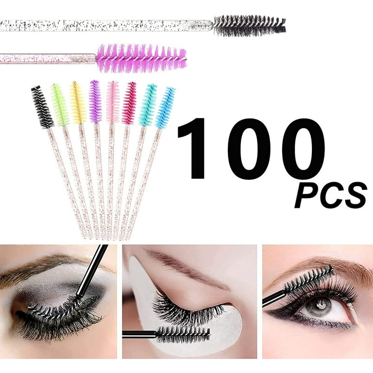 1000/Pack Disposable Eyelash Brushes Mascara Wands Bulk for Extension Lash  Brush Wand Applicator Makeup Tool