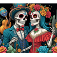 thumbnail image 7 of Floral Skull Day of the Dead Celebration Banner for Halloween Mexican Festival Cultural Event, 7 of 7