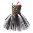 thumbnail image 4 of Girls Pirate Tulle Dress Kids Halloween Dress Up Toddler Pirate Outfits Christmas Birthday Gift 2T, 4 of 6