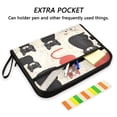 thumbnail image 2 of Organ Folder 14.2 x 0.8 x 10.6 Inches 13 Separate Pockets A4 Size Documents Folder A Sort Storage File Manager For The Home Office Black Cat and Red Cat, 2 of 7