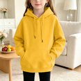 thumbnail image 2 of Kogui Hoodies for Kids Boys Boys Tween Pullover Hoodie Kids Long Sleeve Sweatshirts Size 9-10 (Yellow,9-10 Years), 2 of 6