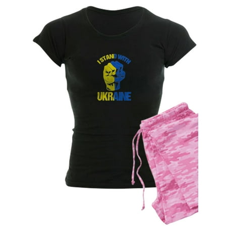 

CafePress - Support Ukraine I Stand With Ukraine Ukrai Pajamas - Women s Dark Pajamas