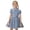 V94-Light Blue, variant on WhouRiu Girls Casual Ruffle Dresses Polka Dot Graphic Puffy Short Sleeve Dress Kids Comfortable Cute Summer Everyday Sundress,8-9 Years