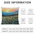 thumbnail image 5 of JEUXUS Soft and Durable Short Plush Pillowcase - Colorful Floral Watercolor Pink and Blue Flower Painting - Spring Flower Pictures White, 5 of 5