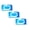 Blue*3PCS, variant on Fresh Feel Flushable Wet Wipes, Adult Wet Wipes, 3 Flip-Top Pack, 80 Wipes Per Pack