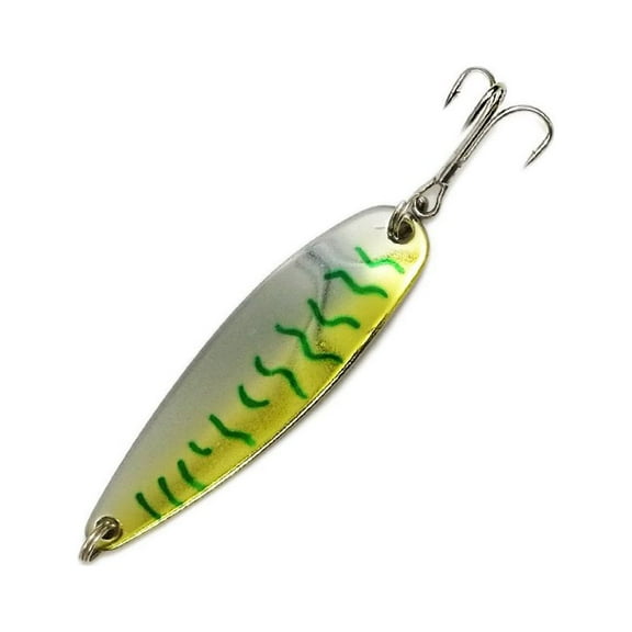 3oz Crocodile Spoons aka Krocodile - 10 Pcs -Green/Mackerel