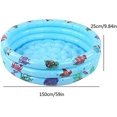 thumbnail image 5 of Jinsinto Piscine Gonflable Portable Pliable Ronde en PVC pour Enfants 150cm, 5 of 5