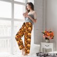 thumbnail image 5 of Disketp Happy Halloween1 Women's Comfy Pajama Pants Casual Drawstring Palazzo Lounge Wide Leg Pants-X-Large, 5 of 6