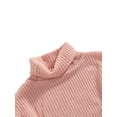 thumbnail image 4 of Nituyy Robe Tricotée pour Enfants, Jupe à Col Haut avec Ceinture, 4 of 6
