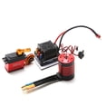 thumbnail image 3 of Esc GTSKYTEN Remote Control 3650 Motor sin escobillas 2300KV Motor a prueba de agua 60A ESC T Plug 25KG Servo para 1/10 Remote Control Car Truck GTSKYTENRC Esc, 3 of 7
