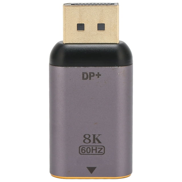 Adaptador de interfaz multimedia HD 8K a 60 Hz Vídeo HD Convertidor de interfaz multimedia HD para trabajo Interfaz multimedia HD Adaptador hembra a DP macho 8K