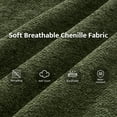 thumbnail image 6 of JURANYAZHU 54.7" Wide Chenille LoveSeat Comfortable Soft-Cushioned for Living Rooms and Small Spaces,Green, 6 of 6