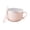 Pink-PK-home supplies, variant on LEFTHIGH Home Stainless Steel Heat Insulated Bowl for Instant Noodles Soup Hot Food Non-Scald Bowl with Lid for Microwave 5.51x4.72x3.74 Inches Cute Stuff