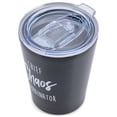 thumbnail image 4 of Mary Square Black Stemless Coffee Tumbler with Lid - Chief Chaos Coordinator, 4 of 5
