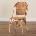 thumbnail image 5 of Baxton Studio Neola Modern Bohemian Natural Rattan Dining Chair, 5 of 11