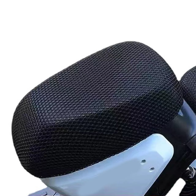 Funda de asiento de motocicleta, funda de asiento de malla para motocicleta, funda de asiento fresca para motocicleta, funda de asiento de motocicleta transpirable, instalación sin esfuerzo