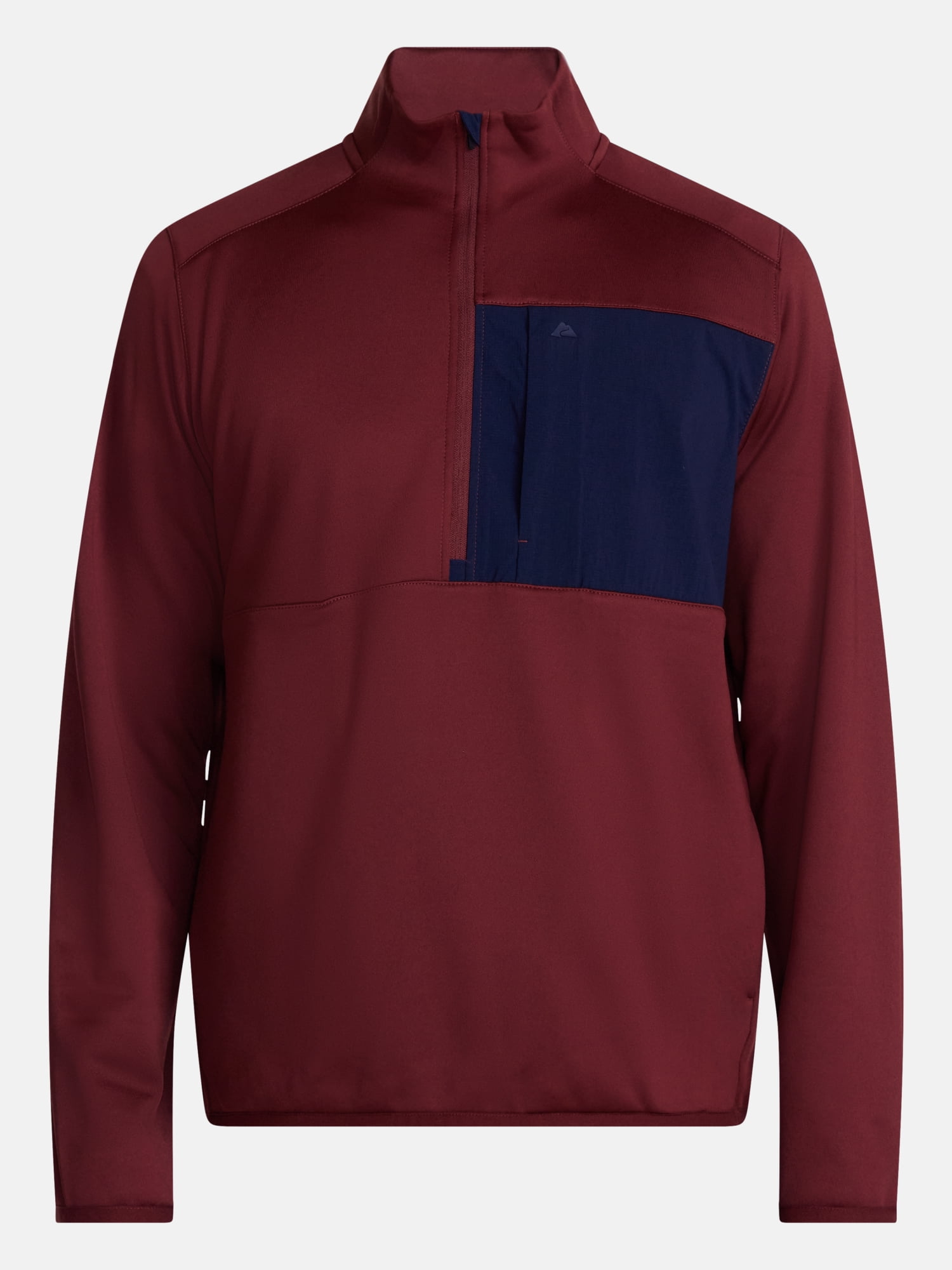 Ozark Trail Men's Half Zip Pullover with Long Sleeves, Sizes S-3XL