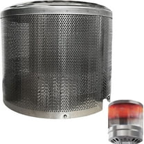 Patio Heater Burner Net Cover Outdoor Heater Replacement Parts Emitter Screen Stainless Steel Safety Heating Net Fittings Applied to Most Gas Patio Heater 10 3/4"