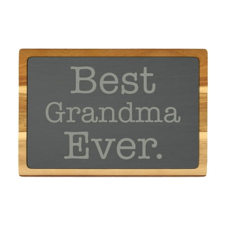 

ThisWear Rustic Kitchen Decor Grill Accessories Best Grandma Ever Rectangle Slate Cutting Board