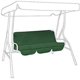 thumbnail image 1 of Funda para columpio de 150 x 150 x 10 cm, color verde, funda de repuesto para columpio de patio de 3 plazas, funda para columpio de porche, funda para silla para columpio de jardín y exterior, 1 of 5
