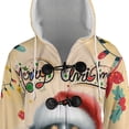 thumbnail image 4 of Merry Christmas Santa Miniature American Shepherd Scarf Twinkling Lights Xmas Holiday All Over Print 3D Hooded Duffle Toggle Coat MAS Dog Lover Gifts - 00022, 4 of 6