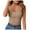 Khaki, variant on HOWPAY Tank Tops for Women Sleeveless Solid Color Basic Slim Fit Tee Stretchy Soft Scoop Neck Shirts Lightweight Casual Summer Undershirts Beige L