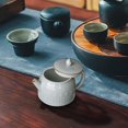 thumbnail image 1 of Tetera portátil, tetera de , pétalos de loto de cerámica, juego de té de Kungfu duradero, tetera de hojas sueltas, tetera de cerámica para el, 1 of 8