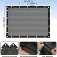thumbnail image 5 of Shade Cloth, 90% Sun Shade Cloth with Grommets, Outdoor Shades Cloth for Patio, Sunshade Cover Canopy, UV Block Shade Fabric for Patio, Backyards, Carport, Garden 1*2M, 5 of 9
