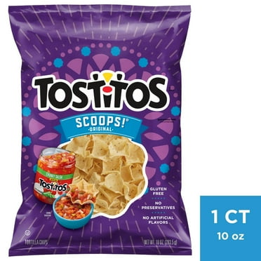 2X - Tostitos Scoops! Tortilla Chips- 10oz