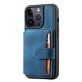thumbnail image 2 of Nalacover Case Compatible with iPhone 13 Pro, Detachable Wallet Pocket with Credit Card Holder, Back Flip Premium Leather Magnetic Clasp Kickstand Cover For iPhone 13 Pro - 6.1", Blue, 2 of 7
