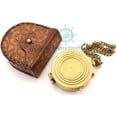 thumbnail image 4 of Rii Brand Brass Golden Color Compass with Imprinted Case Engraved "Trust in the Lord", 4 of 7