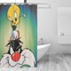 thumbnail image 3 of Cortina de ducha de tela de poliéster impermeable Bugs Bunny, decoración de baño, kit de cortina de ducha con ganchos, 72 x 72 pulgadas, 3 of 8