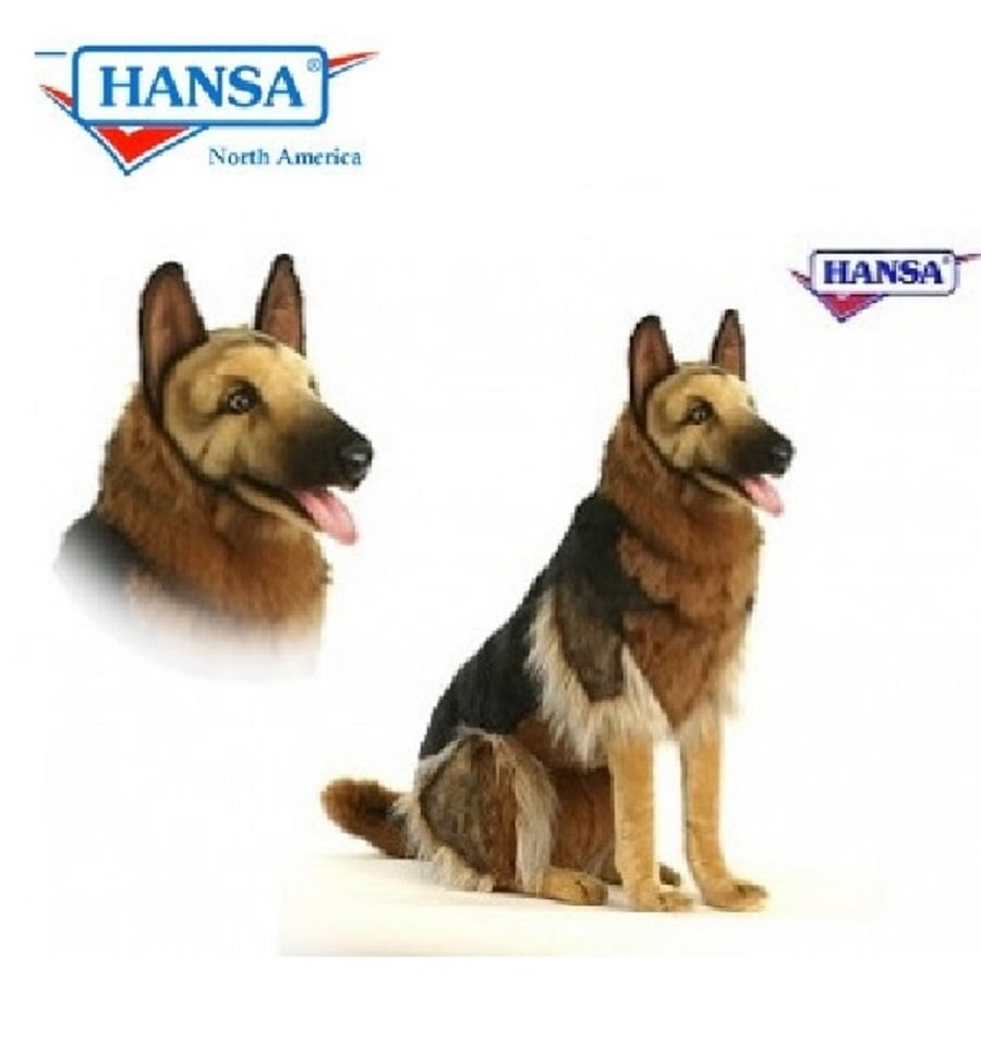 Hansa Standing German Shepherd 4397 Soft Toy Sold by Lincrafts Established 1993 