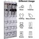 thumbnail image 3 of Zapatero con 24 bolsillos grandes de malla sobre la puerta, organizador de zapatos colgante para armario, colgador de soporte para Zapatero, blanco, 3 of 5
