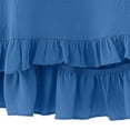 thumbnail image 3 of Plebaso Summer Tops for Women V Neck Ruffle Loose Blouses Short Sleeve Casual Plain Lightweight Tee Shirts, 3 of 5