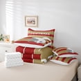thumbnail image 5 of Feelyou Athlete Helmet Kids Bedding Comforter Set 7pcs, Est Sleep Football King Bedding Sets, Modern Soccer Sports Player Reversible Bed Sheets, Red Peru Super Cozy Room Decor, 5 of 7
