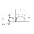 thumbnail image 4 of Stromberg Carlson Entry Step SMFP-2120 Double Manual Step; 20 Inch Width; With Wide Slip Resistant Grip Strip; Powder Coated, 4 of 4