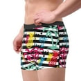 thumbnail image 3 of Bingfone Trendy Colorful Pineapples Men's Underwear - Casual Stretch Boxer Briefs-Medium, 3 of 7